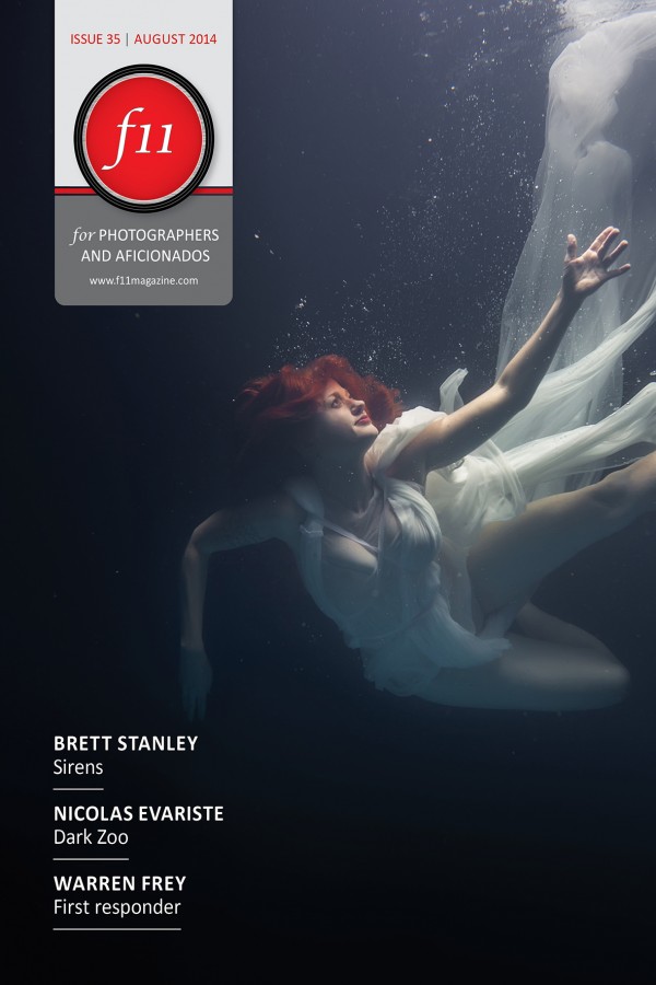 f11 Magazine August 2014 Cover - Brett Stanley Underwater Photographer
